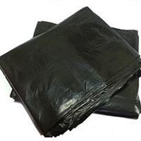 Мешок ПВД черный, для мусора, 60 л, прочный
