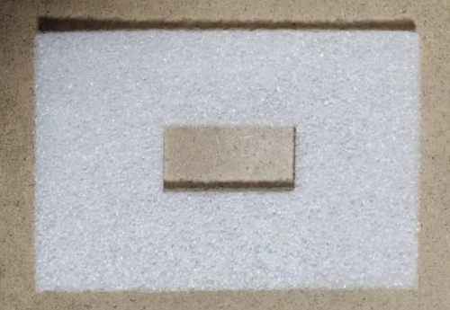 Ложемент из вспененного полиэтилена (НПЭ), белый, 200х150х50 мм для электротехнической продукции 