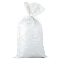 Мешки полипропиленовые белые 60+/-3 г, 45-50 кг, термообрез 1п-2с, 1 сорт